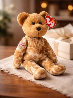 TY Beanie “Hero” with Great Britain Flag